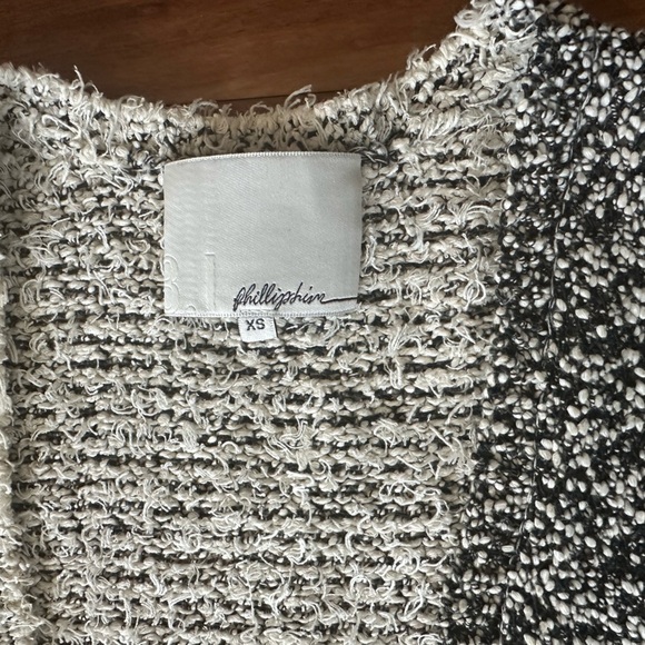 3.1 Phillip Lim Slouchy Tie Two-Toned Cardigan size XS - Picture 4 of 6